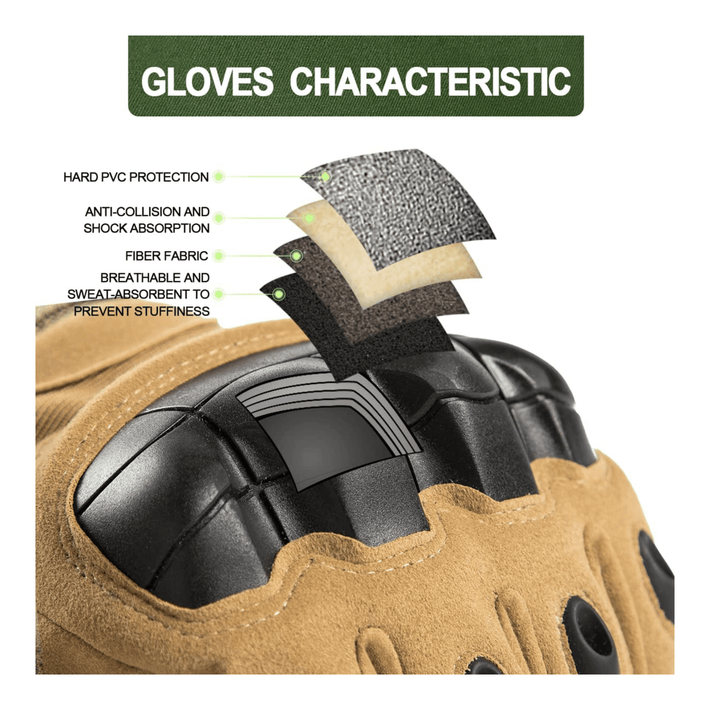 Airsofthandschoenen met touchscreen-vingertopfunctie