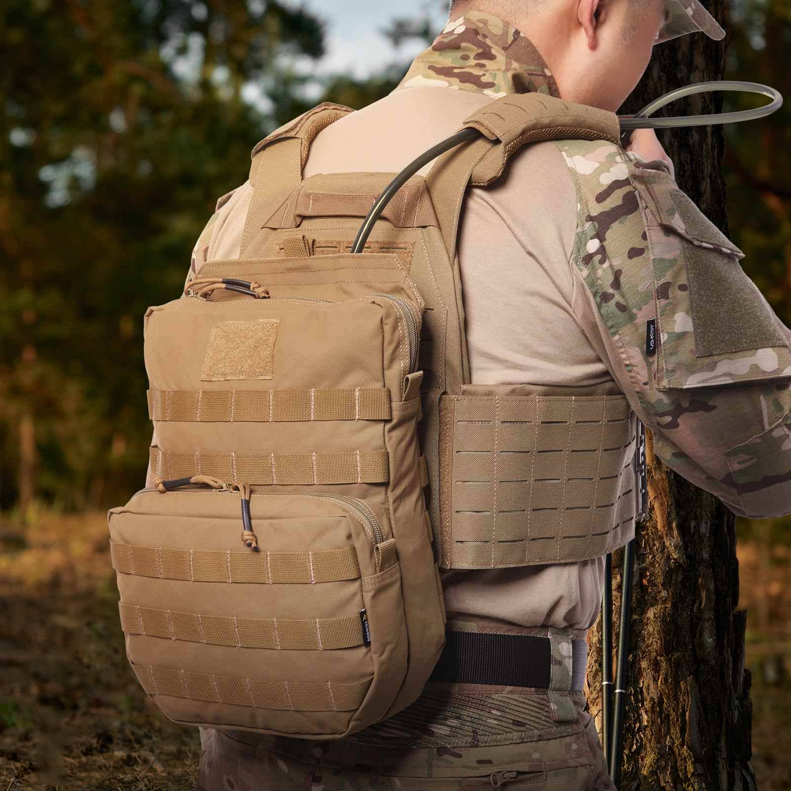 Tactische Molle Hydratatiepack 3L Hydratatiedrager Waterreservoir Tas