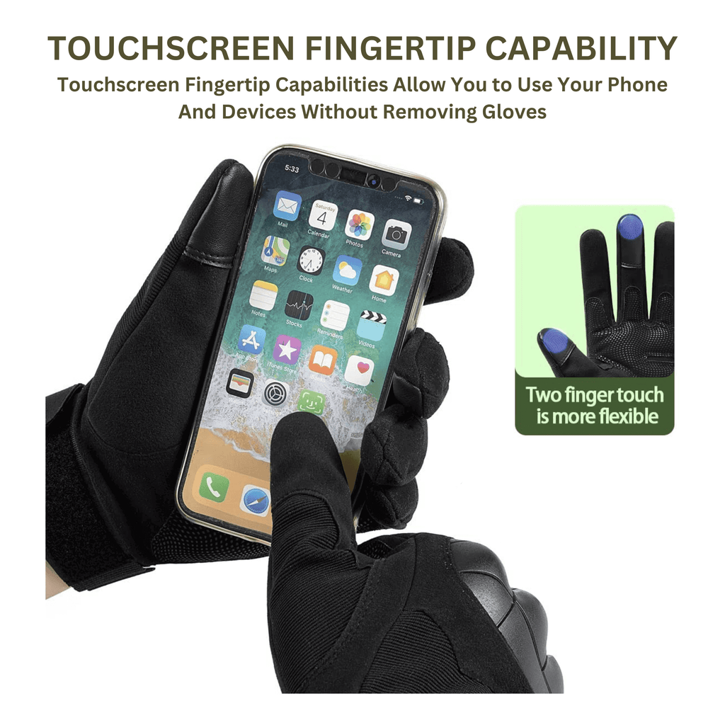 Airsofthandschoenen met touchscreen-vingertopfunctie