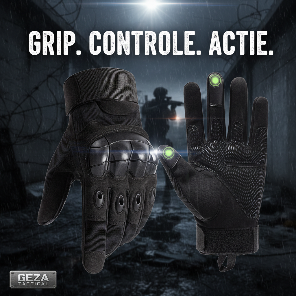 Airsofthandschoenen met touchscreen-vingertopfunctie